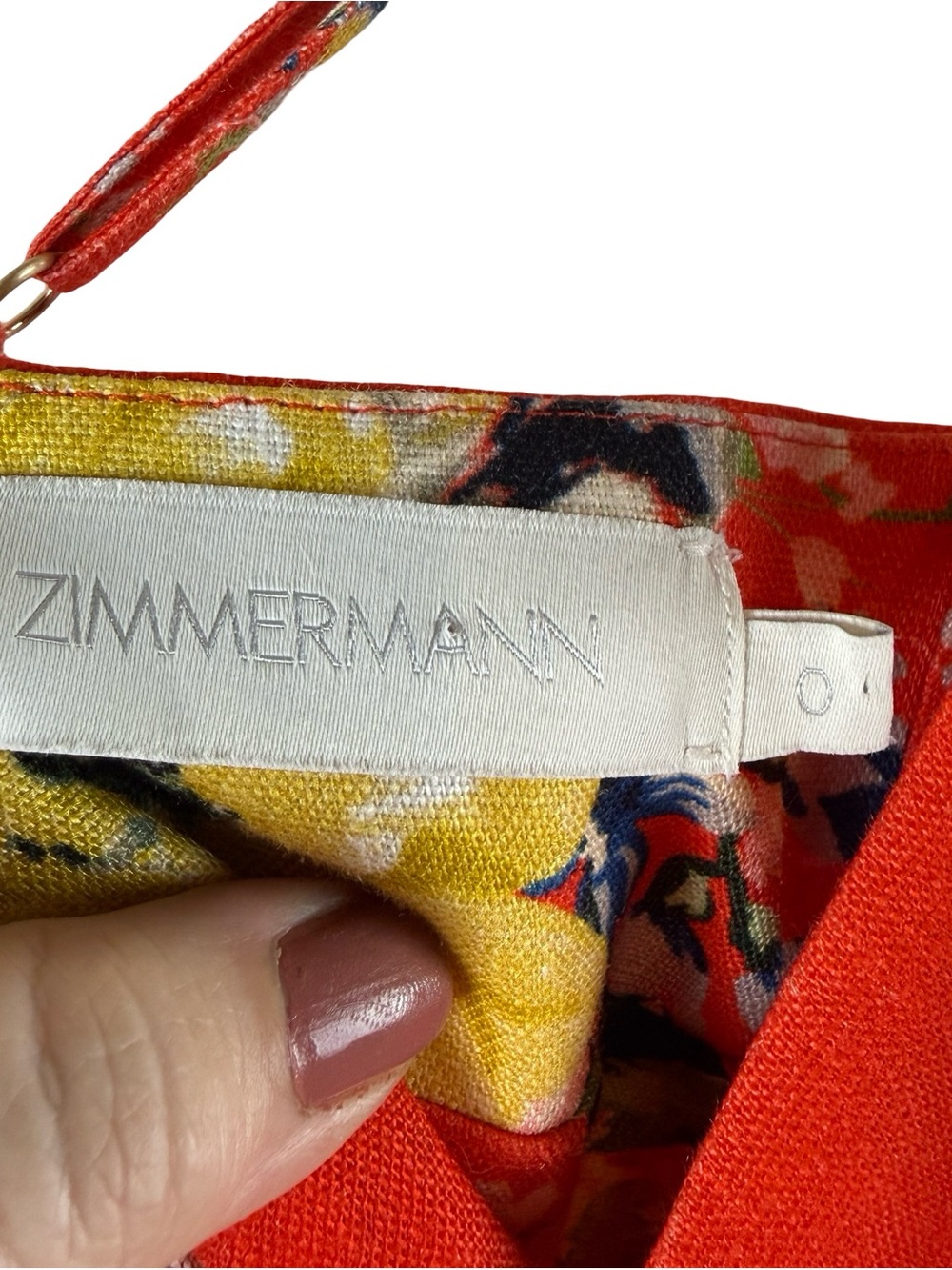 ZIMMERMANN ALIGHT FLORAL-PRINT LINEN MINI DRESS Size 0 - Picture 7 of 12
